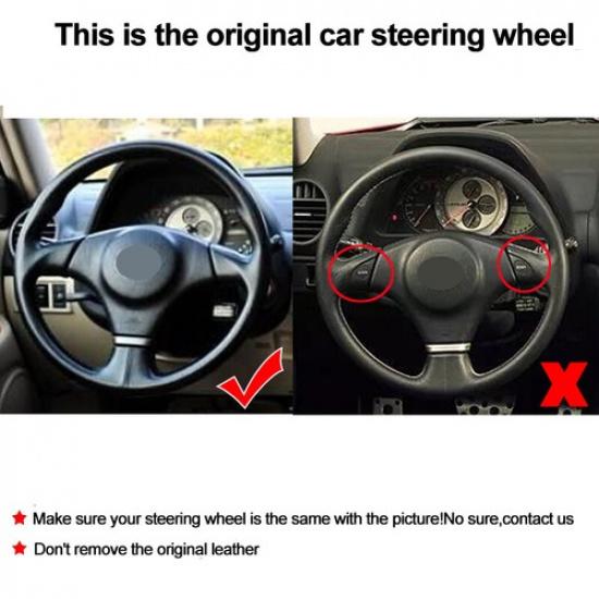 DIY Car Steering Wheel Cover For Lexus IS 300 1999 - 2005 Celica RAV 4 Corolla