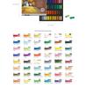Lion Soft Pastels: Chalk Color Sticks for Drawing, Makeup, and Sketching - Blackboard Crayons.