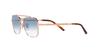 Sunglasses RB3636 Gold 55 Blue Gradient Lens [Ray-Ban] Rose/Crystal