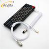 Angitu Premium Customized Mechanical Keyboard Data Cable USB Type C Aviator Cable With 0B/CY8/GX16 Colored Connector