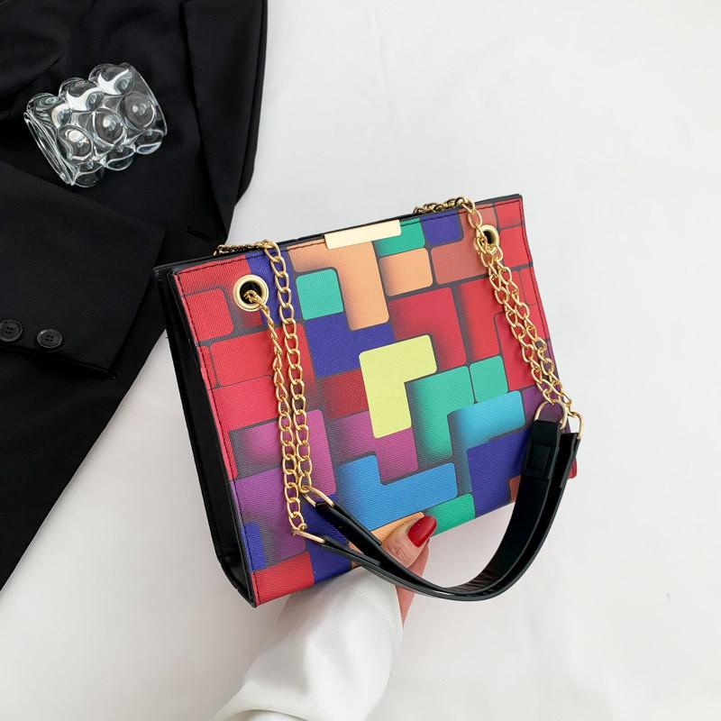 

Trendy Fashionable Small Square Bag For Women Stylish Crossbody Handbag In Black White Green Khaki чёрный