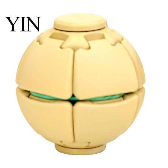 Quiet Spinning Fidget Toy 1/2Pcs 3D Printed Press Rotating Ball, Stress Relief Spinner Kids for Adults, Ball Toy, Decompression Gadget