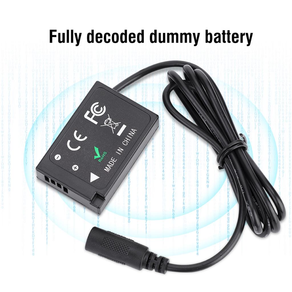 Dr  E18 (LP E17) Dummy Battery for Canon EOS 760D EOS 760D T6i 750D 8000D Camera