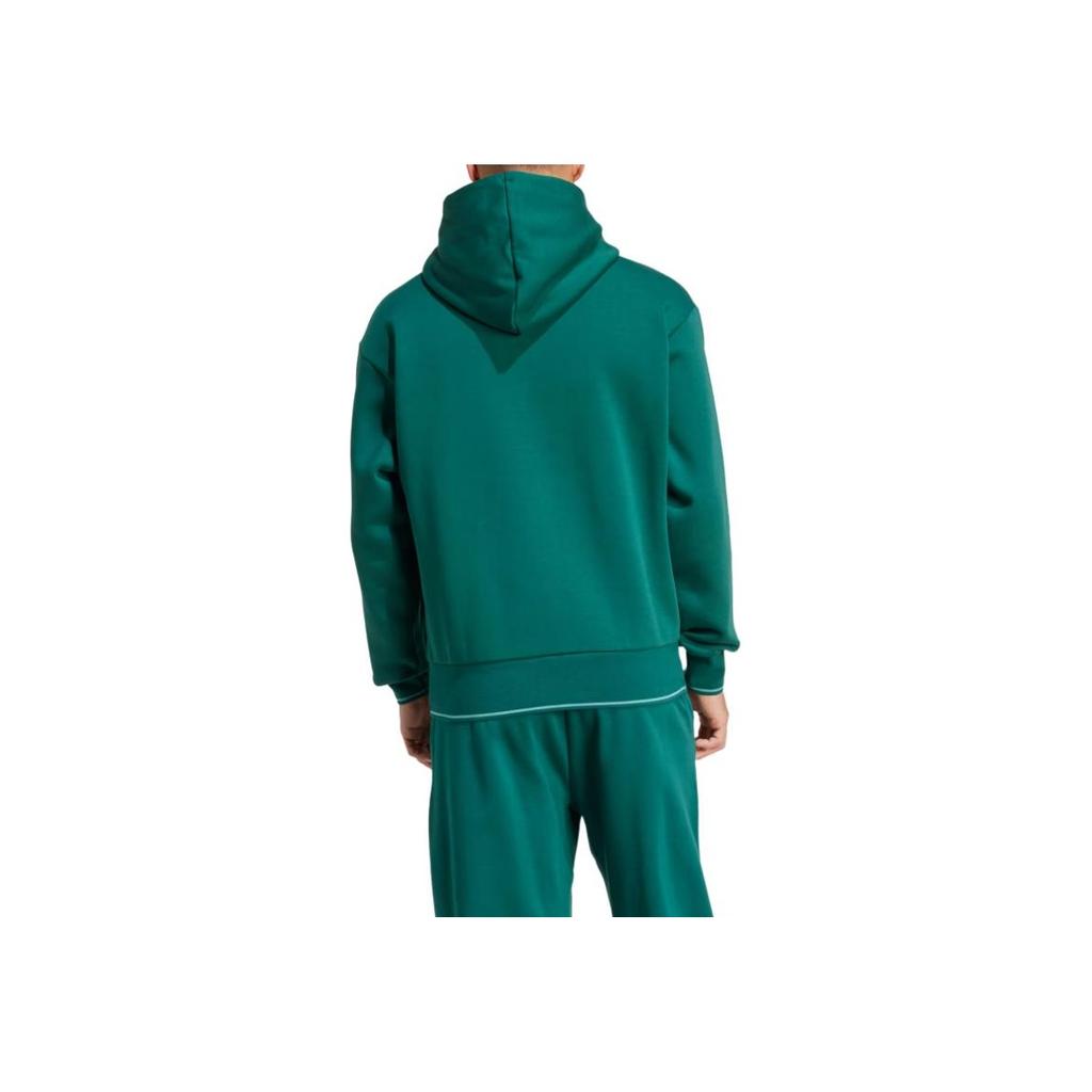 Adidas Letter Hoodie Long Sleeve Sweatshirt Men tops Green KC3873