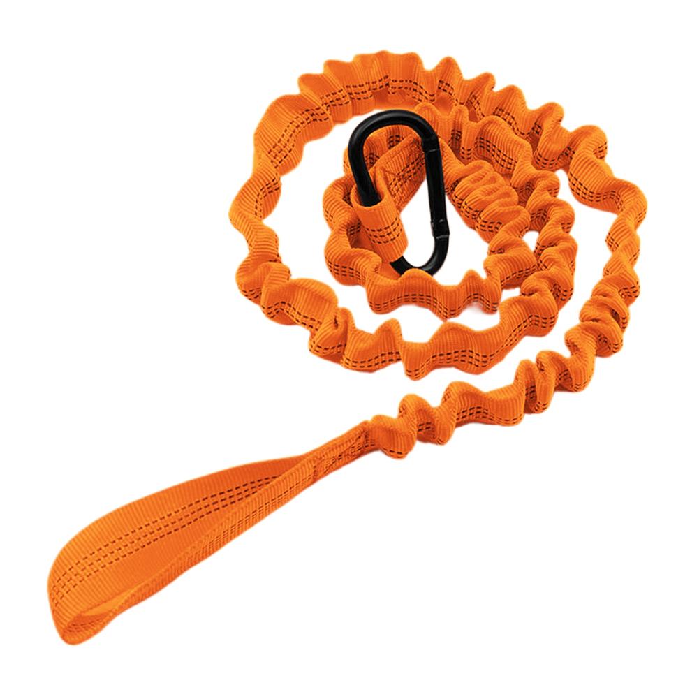 Kayak Paddle Leash Adjustable Elastic Kayak Paddle Rope Rowing Boat Tie Rope for Canoing Fishing Boating оранжевый