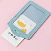 Pouzdro na karty Praktický kreslený design Roztomilý multifunkční chránič sběrnicových karet se šňůrkou