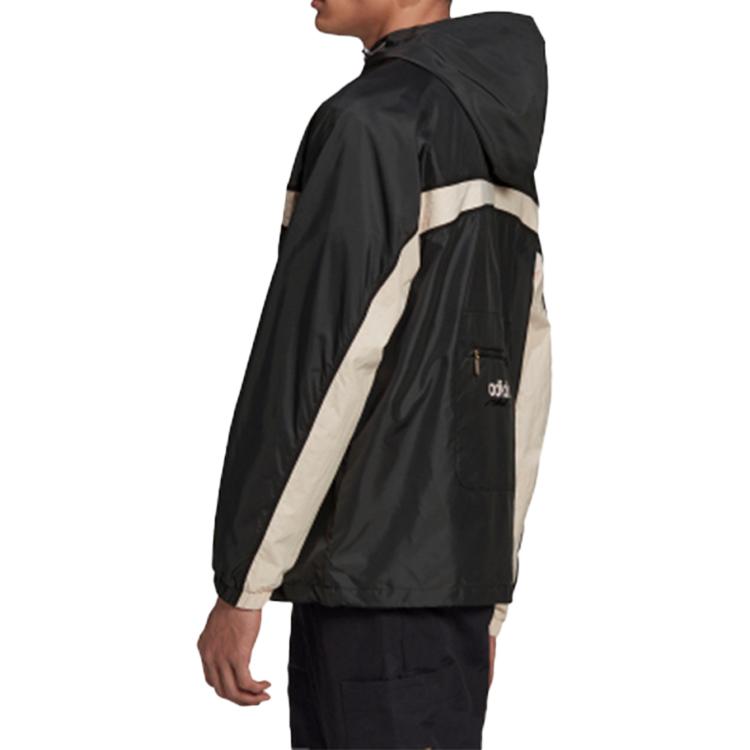 Adidas Jackets Men's Black Hooded Moderate Other GJ6742