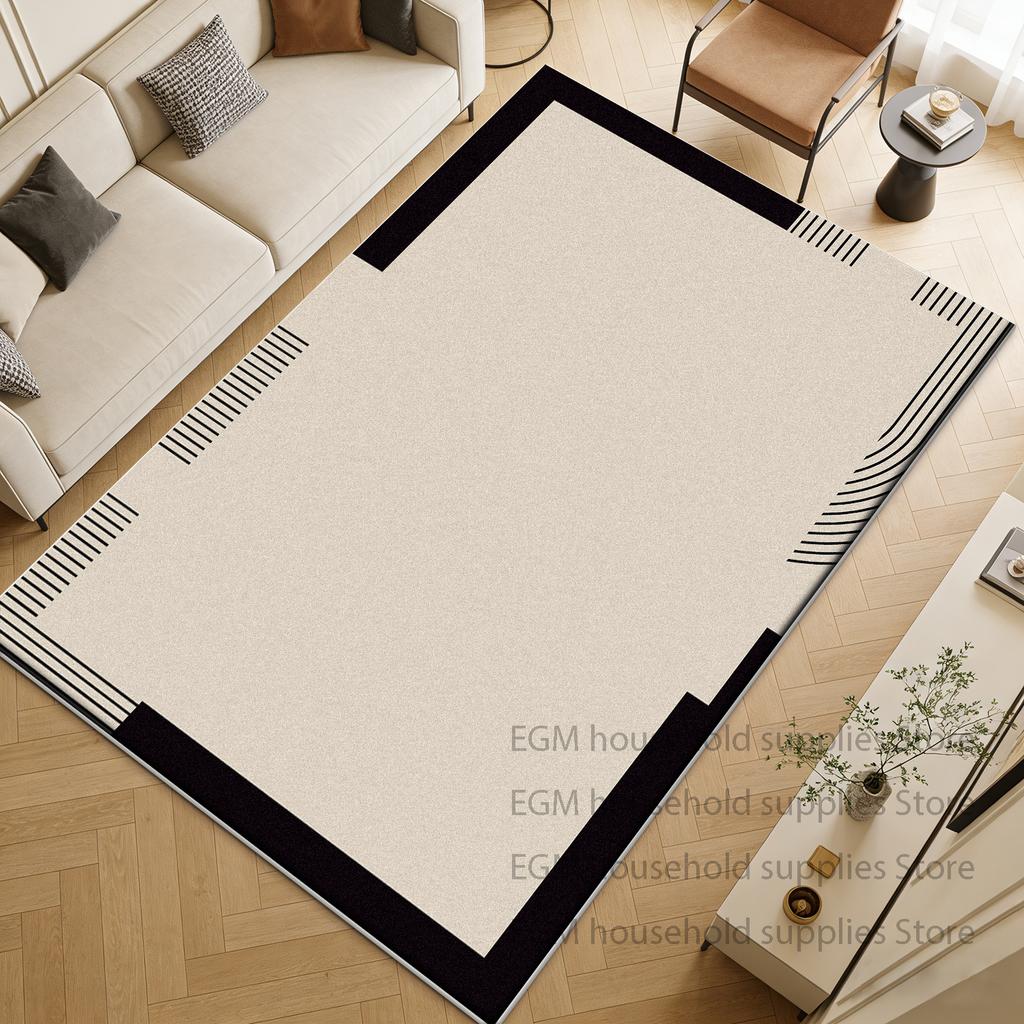 Modern Fashion Carpet Luxury Living Room Family Bedroom Play Geometric Customizable Rug Indoor Washable Non-slip Floor Mat Study