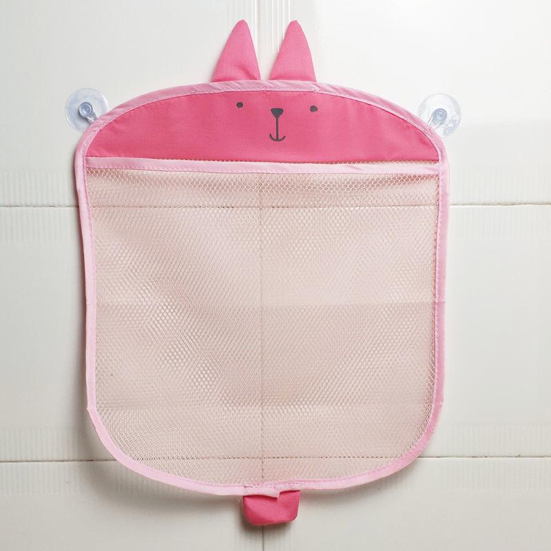 Hanging Bath Toy Storage Quick Dry Net Basket Mesh Bag Bathroom Organizer Bathtub Game Toy Holder Shower Caddy for Kids Toddler