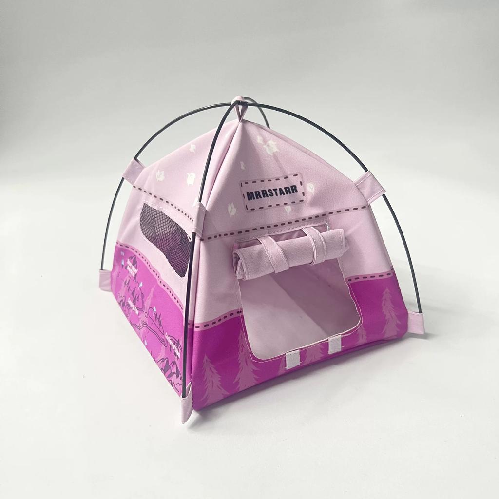 Mini Tent Desktop Ornament Creative Desk Toy Niche Miniature Shooting Prop Entryway Living Room Office Cubicle Home Decor Accent