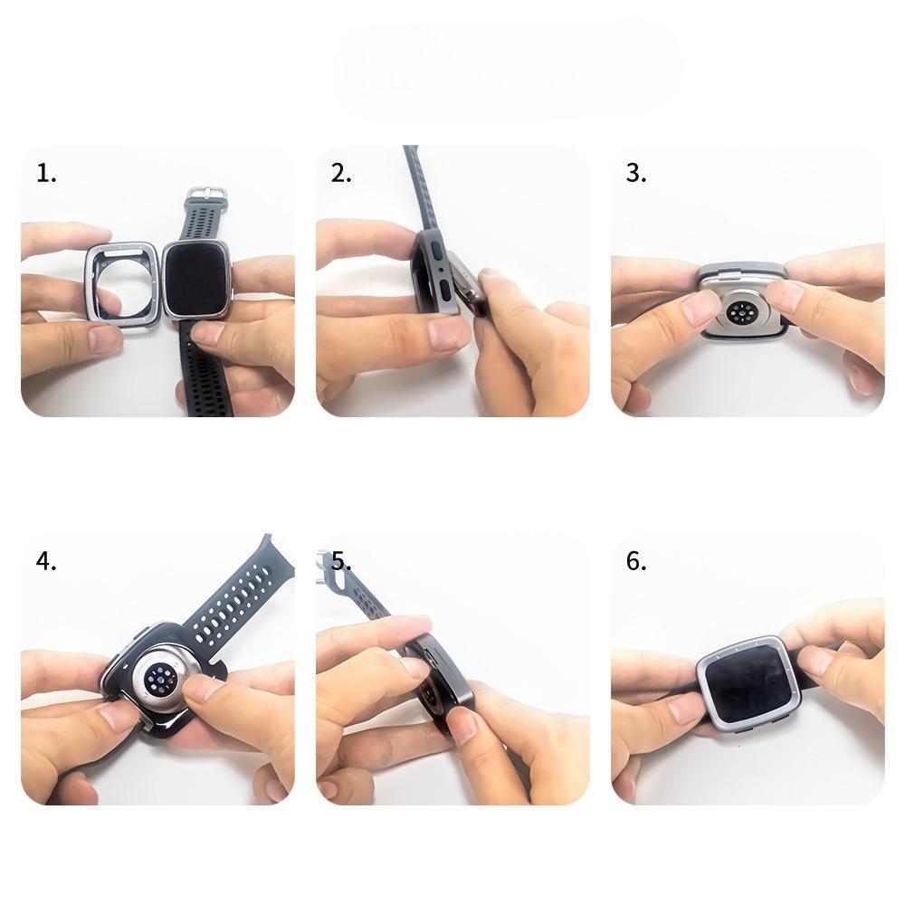 Metal Cover For Huami Amazfit Active 2 Square Screen Protector  Coverage Protective Bumper Case Amazfit Active2 S Accessories