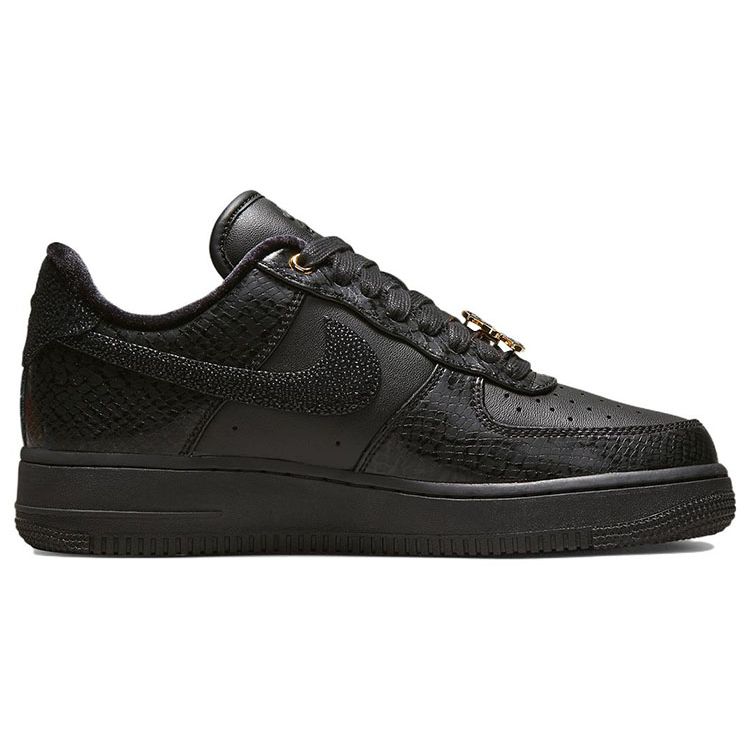 Nike Air Force 1 07 LX Anniversary Edition Women Sneakers Black Metallic-Gold DX6035-001