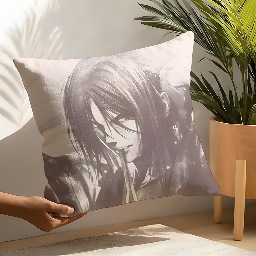 Anime Cartoon H-Hakuoki Game Pillow Case Linen Cushion Covers For Decorative Sofa Home Pillows Case Car Chair Pillows Cases