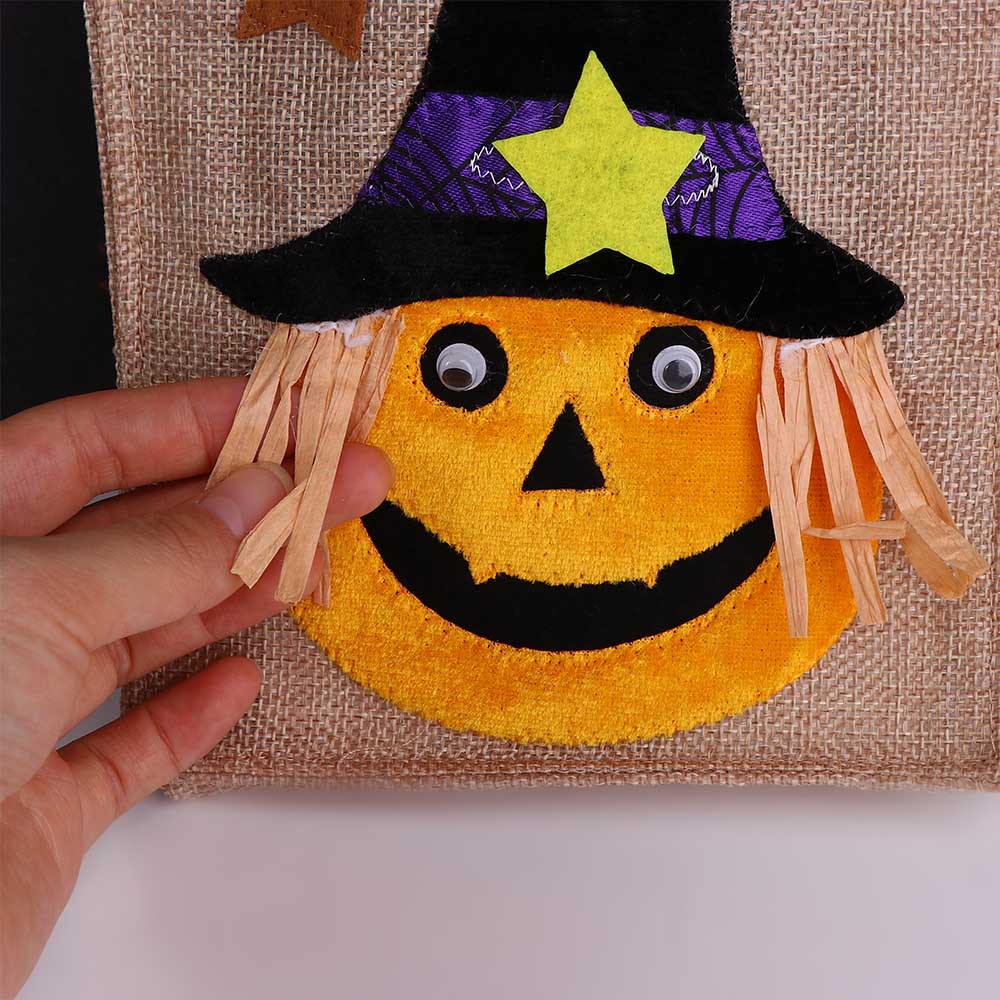 Handle Props Trick Or Treat For Children Kids Halloween Decoration Gift Pouch Candy Bag Tote Bag