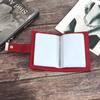 Mini Fashionable RFID Women Card Holder PU Leather Bank Card Box Business Card CaseRed