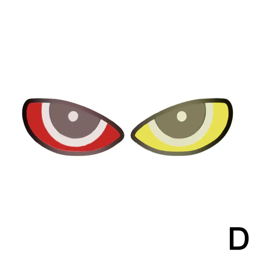 Devil Eyes Car Motorcycle Stickers Safety Warning Mark Sticker Rear Decoration Bright Bike Window High Auto Motorc V8M6