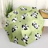 1ks Panda Automatický deštník s otevíráním/zavíráním, Větruodolný, Skládací kompaktní deštník s lehkým designem pro ženy/muže110