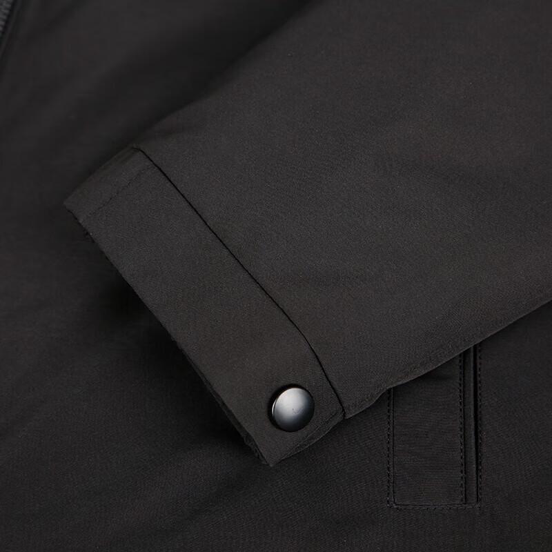 Men's Padded Embroidered Windproof Stand-up Collar Jacket