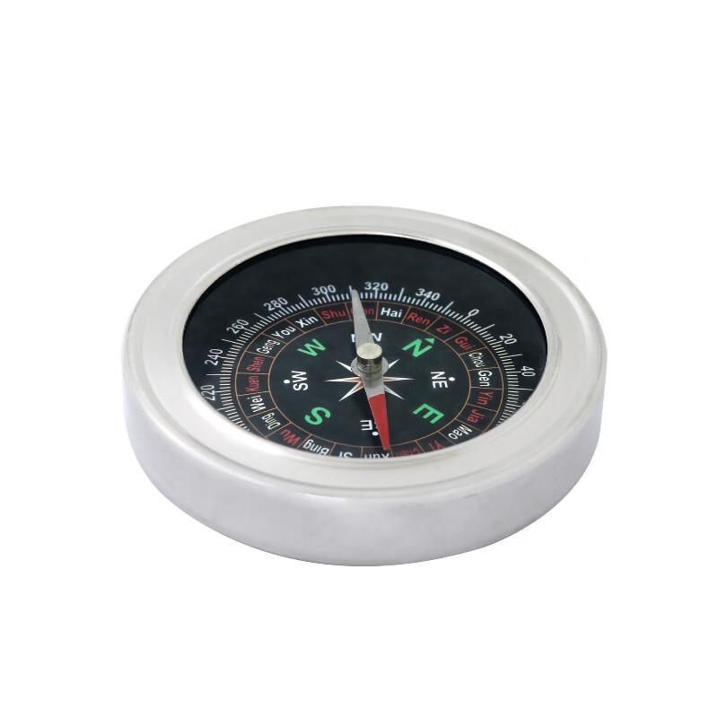 Jiang Jun 75mm Stainless Steel Outdoor Compass 75mm Diameter