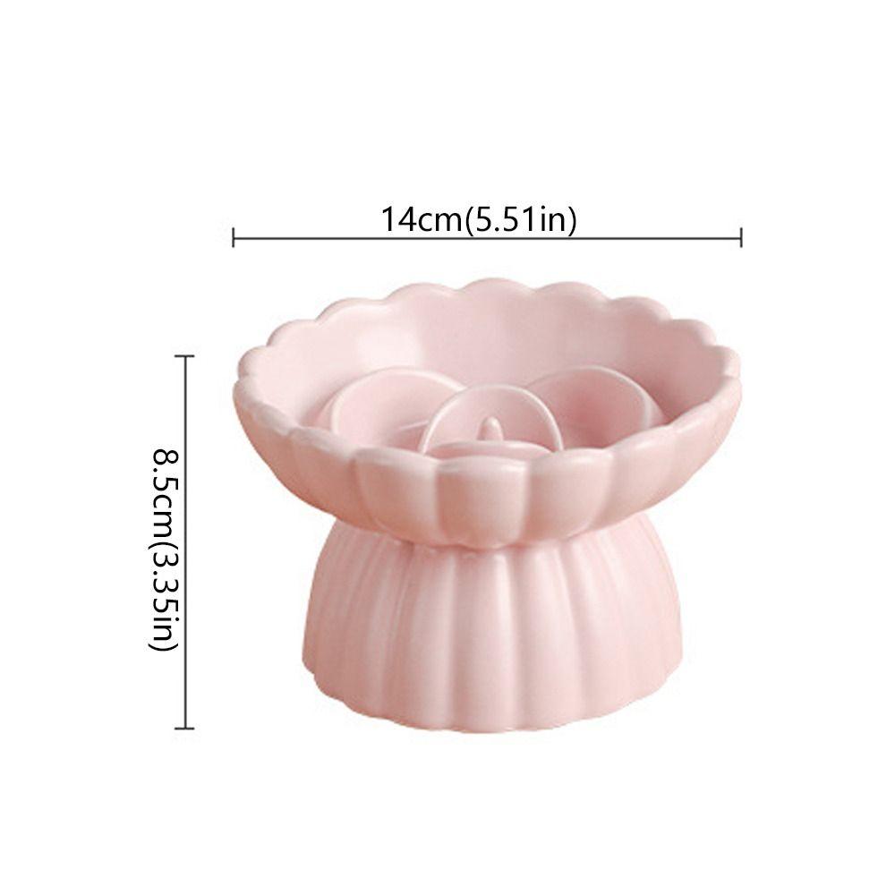 Anti-gulping Cat Food Bowl Anti Swallowing Pet Feeder Slow Feed Bowl  For Cats Small Dogs