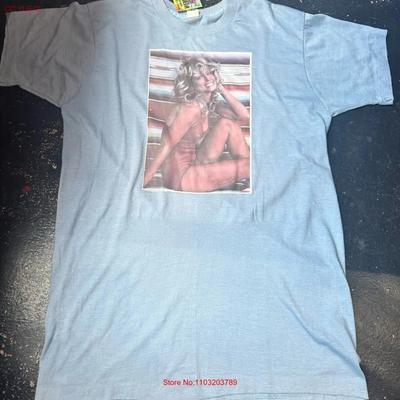 Rare Vintage Farrah Fawcett Iron On T Shirt 70s 80s Charlie S Angels L Vintage Soft Graphic Top For Everyday Wear