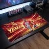Tappetino per Mouse Grande Personalizzato Lamine Yamal, Stampa Testo Nome Personalizzato, Tappetino da Scrivania Antiscivolo con Logo Calcio, Regalo per Gamer