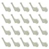 Pack of 20 Sturdy Plastic Radiator Hook Designed for Strong Hold of Clothes Towels with Easy Mounting