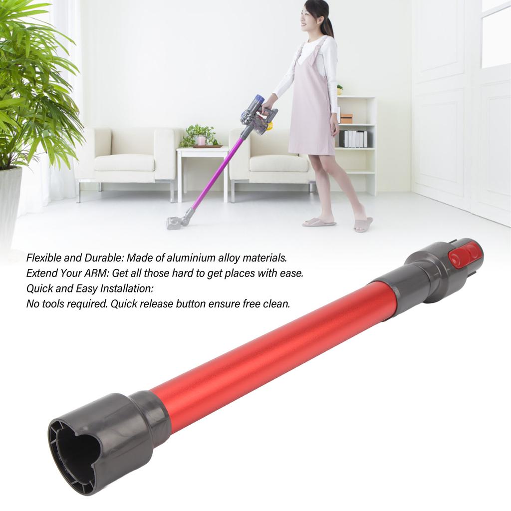 Vacuum Extension Wand Quick Release Replacement Pipe Vacuum Cleaner Rod Vacuum Extension Pipe Tube Vacuum Accessories for V7 V8 V10 V11