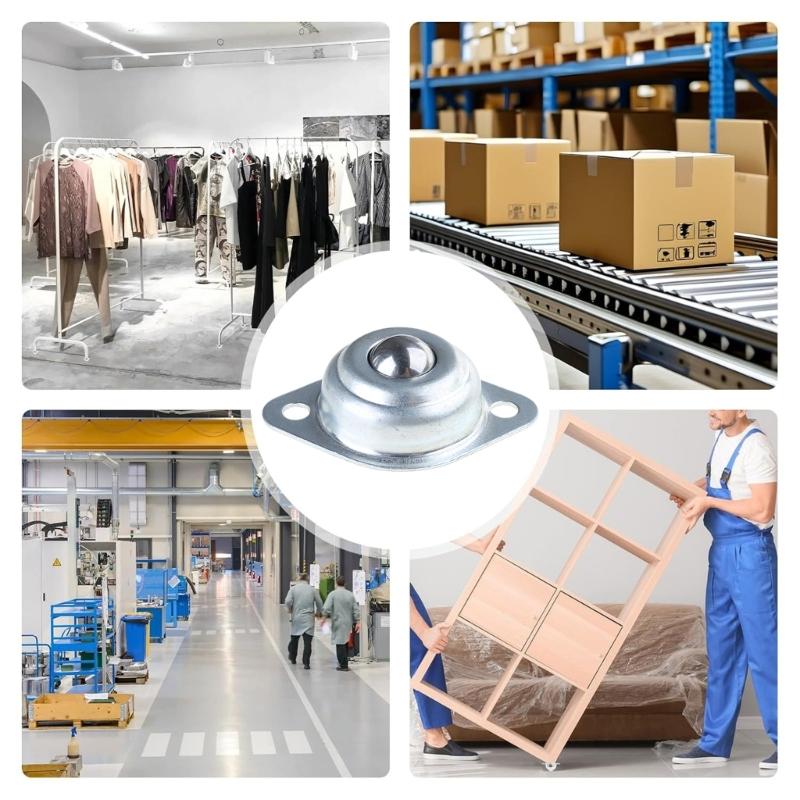 Multipurpose 15mm Balls  Bearing Rollers Smooth Rolling Casters Small  Wheel for Home Furniture & Commercial Equipment