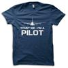Top Pilot F16 Maverick Pilot Gun Fighter Jet Movie Parody T-Shirt M5828