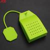 JCD Silicone Tea Infuser Bag Reusable Safe Loose Leaf Tea Bags Strainer Filter for Tea Drinker Utensils Random Color