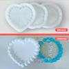 3 Pcs Silicone Moulds Durable Silicone Coaster Moulds DIY Crafts Bubble Resin Tray Moulds DIY Plaster Drip Jewellery Tray Home Decoration Gift Moulds