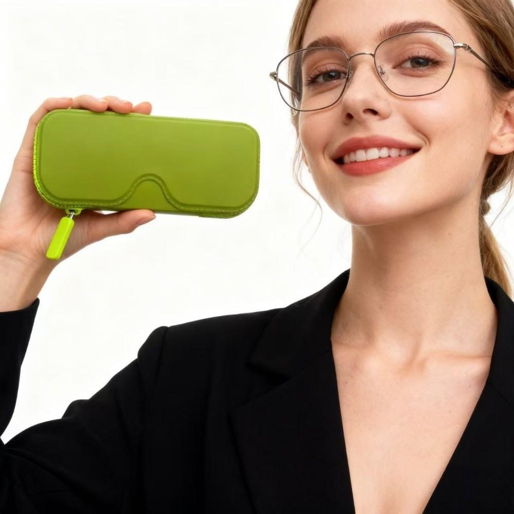 Dustproof Silicone Glasses Storage Bag Waterproof Sunglasses Cover Fashion Eyeglasses Case  Travel