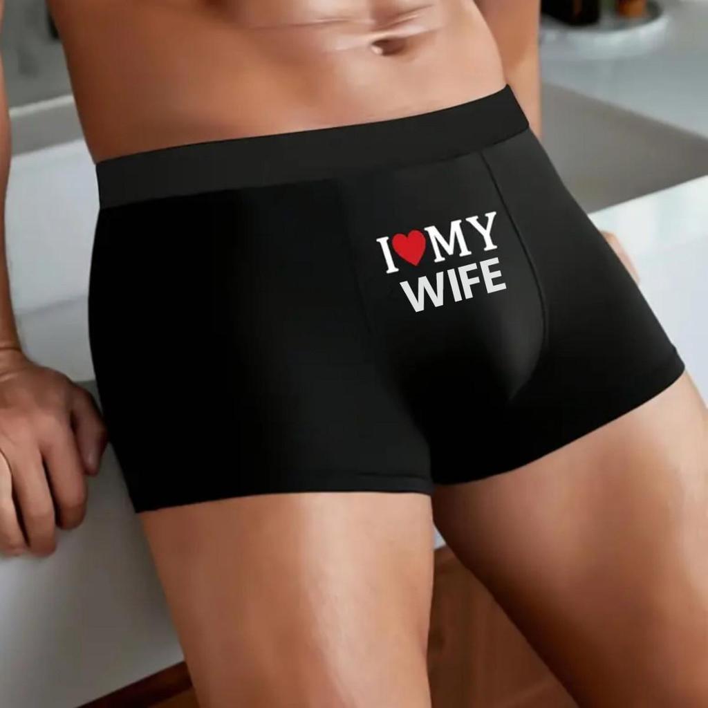 TEMU Men's Vibrant Print Quick-Dry Boxer Briefs