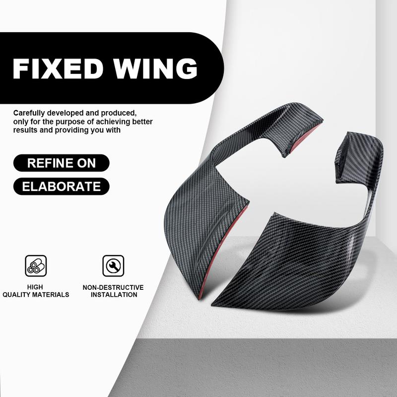 Spoiler ad ala fissa per moto per Yamaha YZF-R7 YZFR7 2021 2022 2023 ABS ala aerodinamica ala dinamica winglet laterale alettone