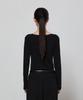 NOTIA Soft Wide Neck T-Shirts - Black