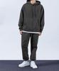 TOPBOY Heavy Duty Pigment Elastic Waist Jogger Pants Charcoal