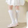 Prinsessa Barn Mellanhöga Strumpor Söta Balletcore Strumpor Andningsbara Lolita Spetsstrumpor Vardagliga
