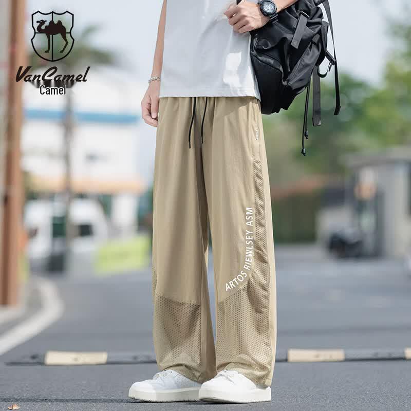 VANCAMEL Men s Summer Ice-Feel Casual Pants 8XL хаки