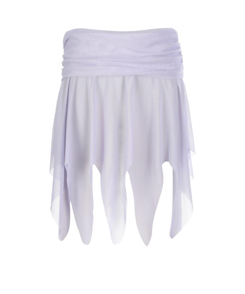 LALAFOX X Layered See Through Skirt Lavender Bs2Ws004