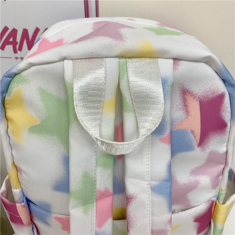 School Bag Women's Backpack Color Rainbow Backpack
