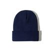 Custom Logo Unisex High Quality Plain Blank Dyed Solid Color Winter Hat Acrylic Knitted Cuffed Beanie