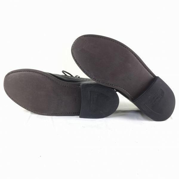 REGAL Wingtip Business Shoes Black size 24.0EE(USED)