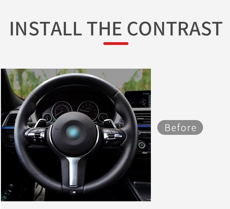 T-Carbon Extended Carbon Fiber Shift Paddles for BMW 2 Series F20 & 3 Series F30 Steering Wheel Modification