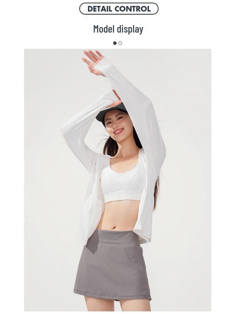 Unisex UPF 50+ Sun Protection Clothing with Extra Large Brim - Fashion Ice Silk for Summer