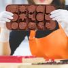 Non-Stick Chocolate Moulds DIY Fondant Coffee Mould Easy Release Baking Mold  Kitchen Accessories