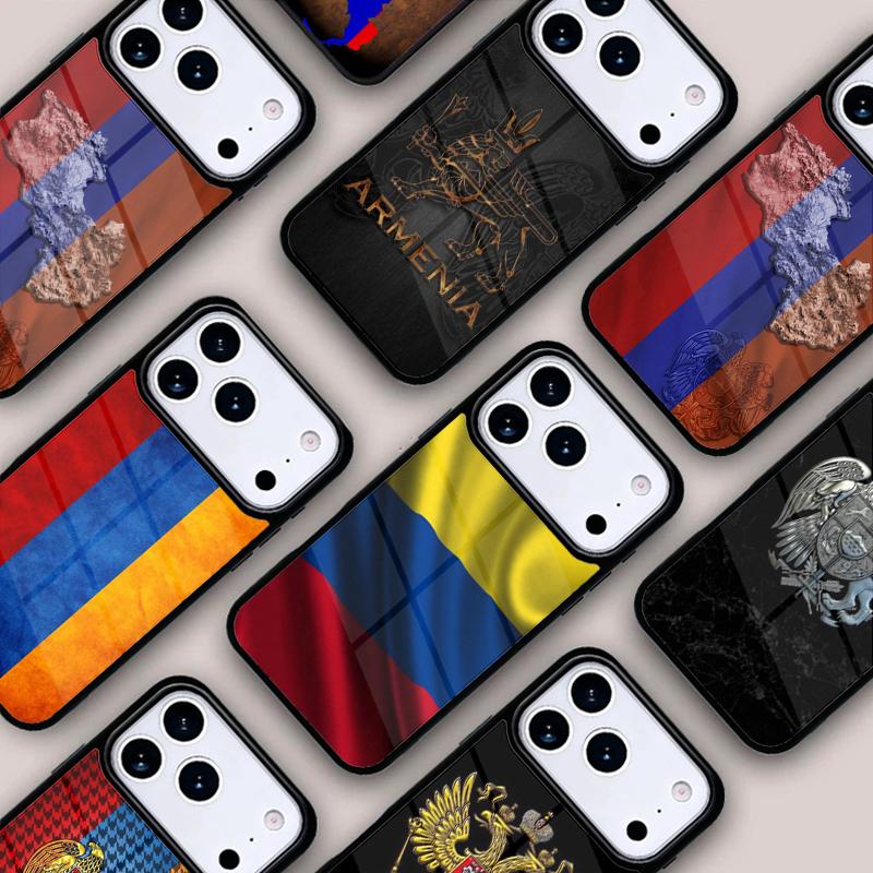 Armenian Flag Phone Case For IPhone 17 16e 15 14 13 12 11 Pro Max Air Mini Soft Protective Cover