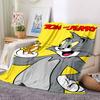 1pc Tom, Jerry Blanket Lightweight Flannel Throw For Sofa, Bed, Travel, Livingroom, Office, Couch, Chair, And Bed