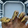 Punk Metallic Claw Nail Rings Irregular Gothic Long Finger Tip Rings For Women Men Alternative  Party Rings Accessories