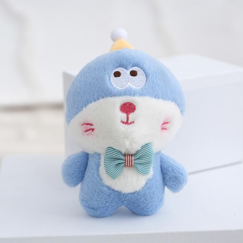Colorful Plush Cat Keychain Adorable Mini Doll Much Loved Backpack Charm Accessory